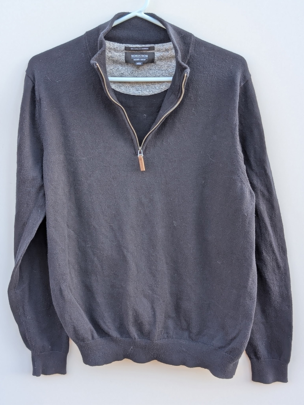 Nordstrom Men's Shop Quarter-Zip Pullover Sweater